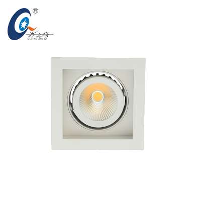 Modern Smart Integrated 30W Square Recessed COB Led Grille Light