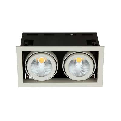 Indoor Light CE Approved CRI 90 Warm White Cob Led Grille Light Fixture for Hotels